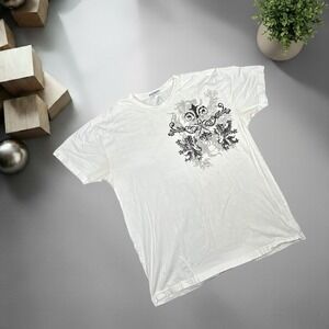 MGM Grand Las Vegas Royal Rebel Forever Graphic‎ T-Shirt White XL Y2K Grunge